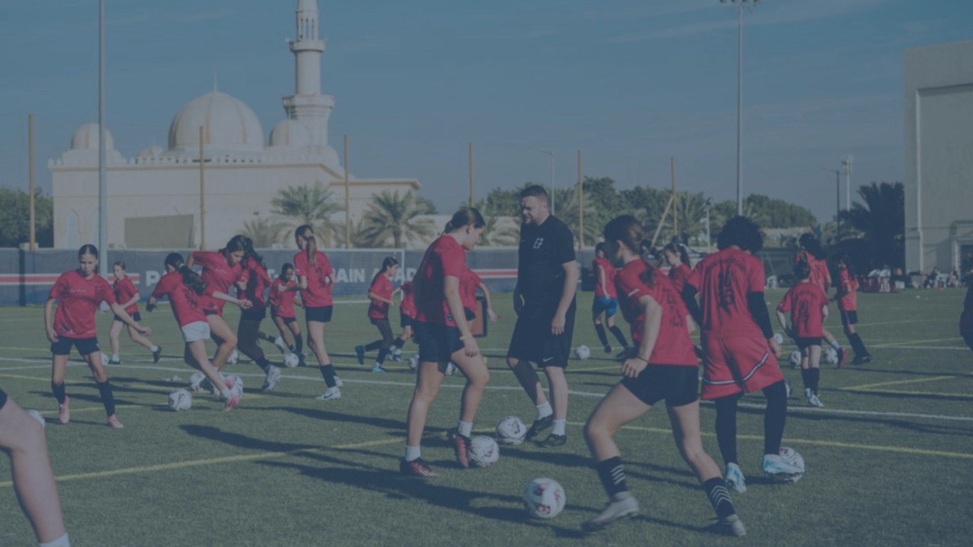 Provn Academy football training session in Dubai
